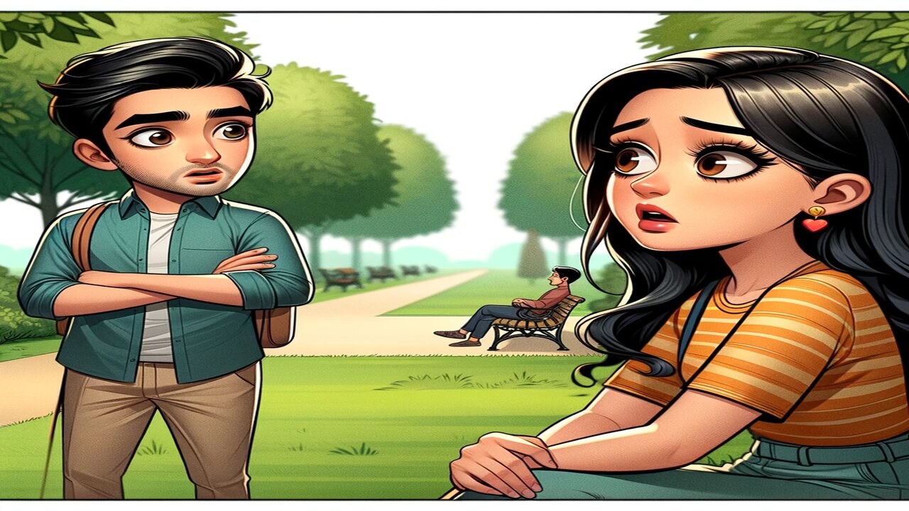 Neel and Veena in Park